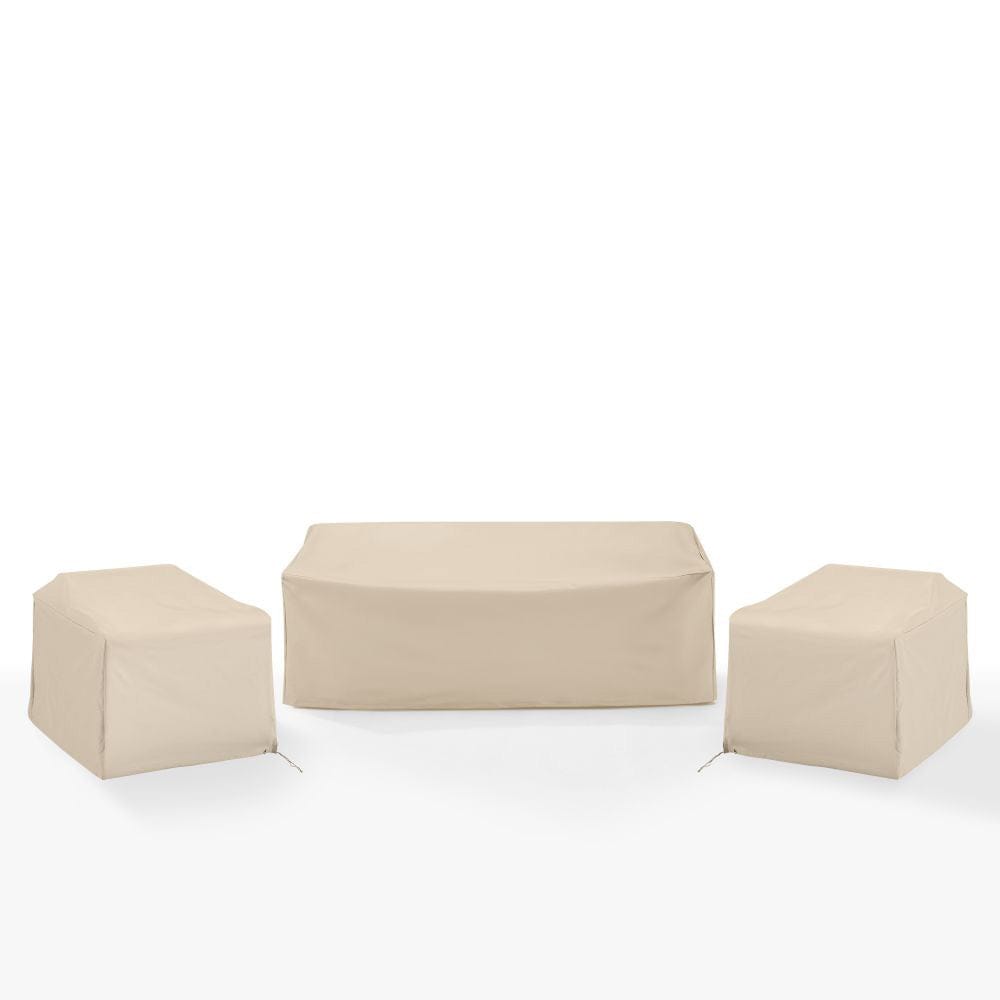 Crosley Furniture - 3Pc Outdoor Furniture Cover Set - 2 Chairs & 1 Sofa - MO75041-TA view 1