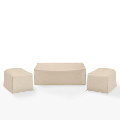 Crosley Furniture - 3Pc Outdoor Furniture Cover Set - 2 Chairs & 1 Sofa - MO75041-TA view 1