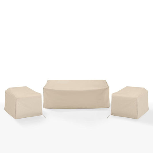 Crosley Furniture - 3Pc Outdoor Furniture Cover Set - 2 Chairs & 1 Sofa - MO75041-TA view 1