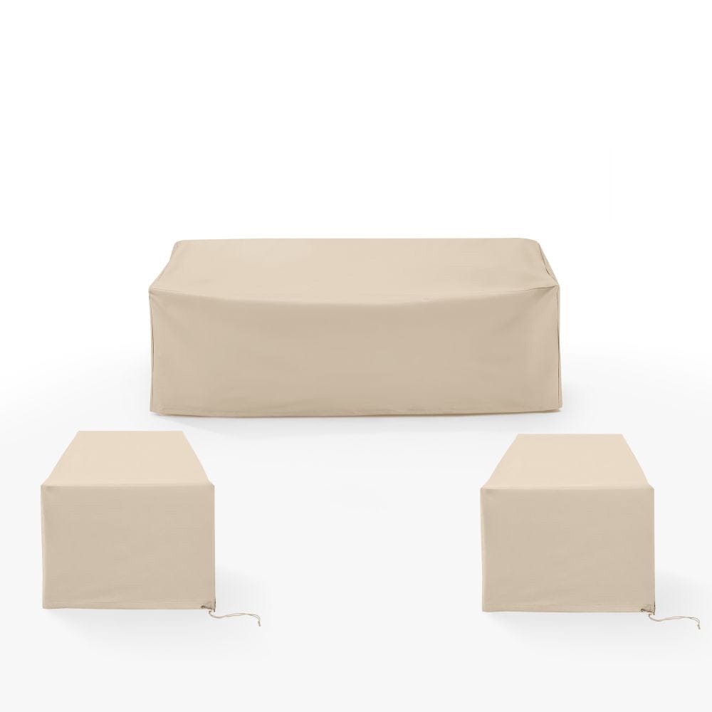 Crosley Furniture - 3Pc Outdoor Furniture Cover Set - 2 Chairs & 1 Sofa - MO75041-TA view 2