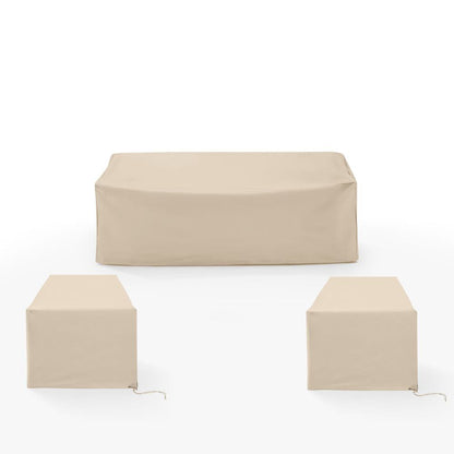 Crosley Furniture - 3Pc Outdoor Furniture Cover Set - 2 Chairs & 1 Sofa - MO75041-TA view 2