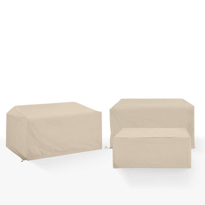 Crosley Furniture - 3Pc Outdoor Furniture Cover Set - 2 Loveseats & 1 Coffee Table - MO75034-TA view 1