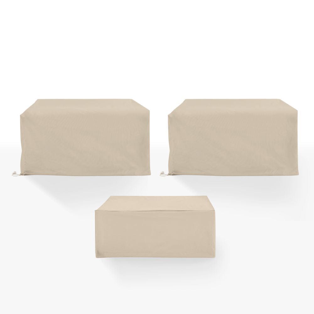 Crosley Furniture - 3Pc Outdoor Furniture Cover Set - 2 Loveseats & 1 Coffee Table - MO75034-TA view 3