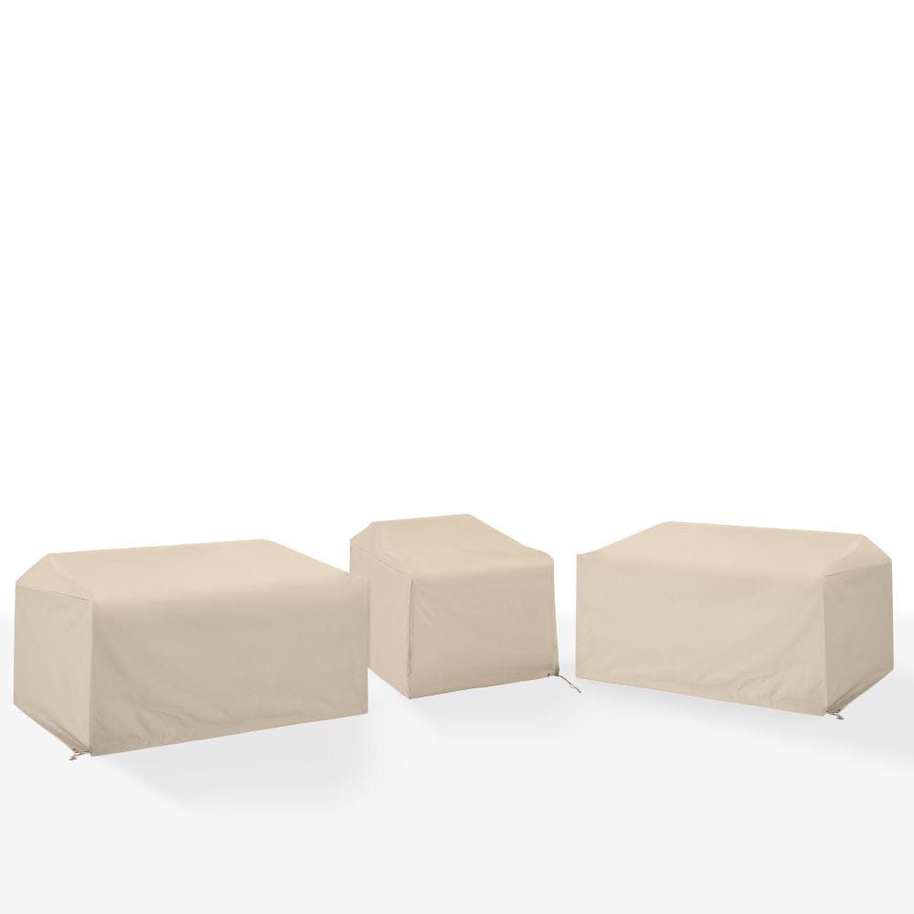 Crosley Furniture - 3Pc Outdoor Sectional Furniture Cover Set - 2 Loveseats & 1 Chair - MO75035-TA view 1