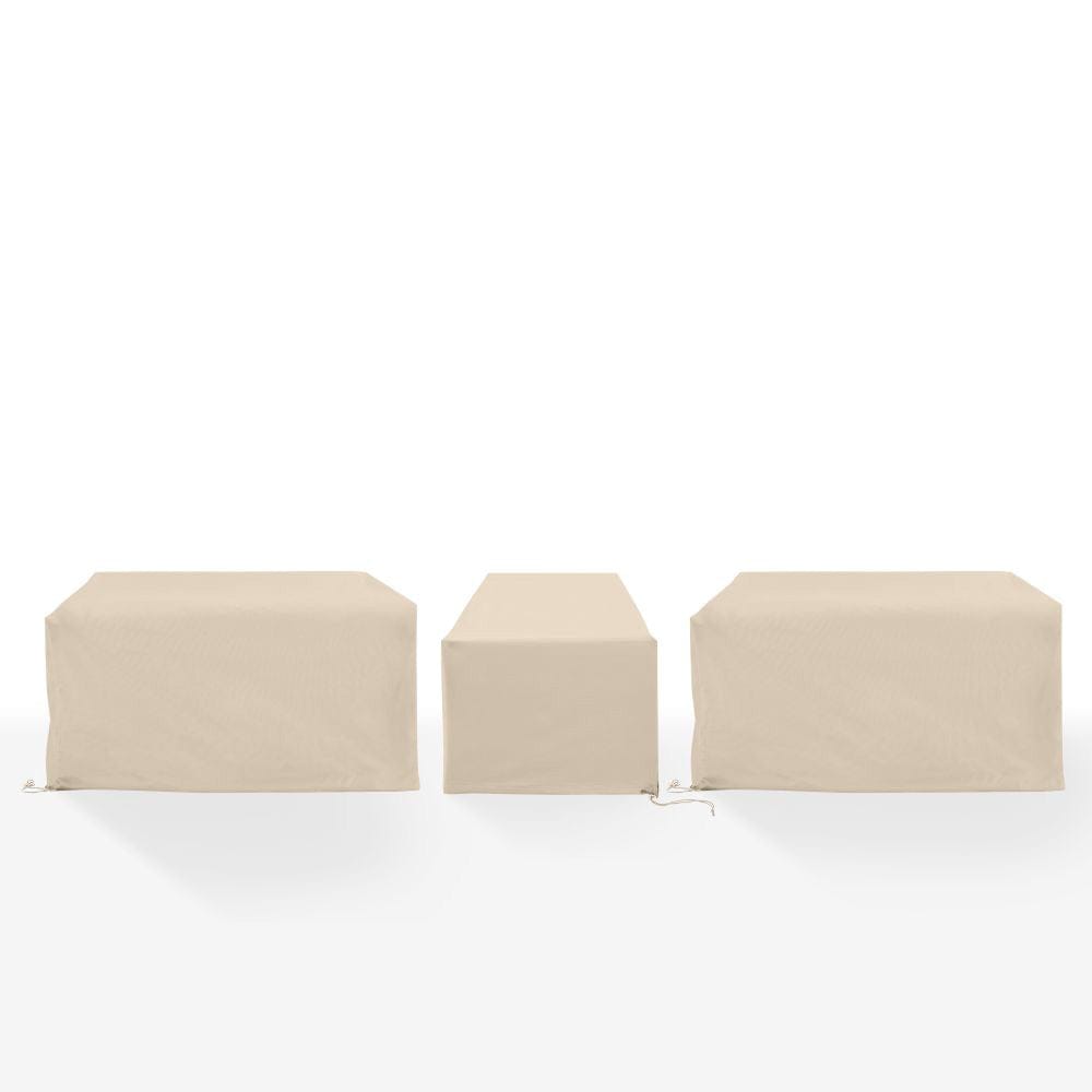 Crosley Furniture - 3Pc Outdoor Sectional Furniture Cover Set - 2 Loveseats & 1 Chair - MO75035-TA view 2