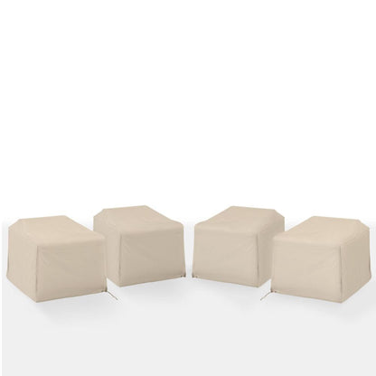 Crosley Furniture - 4Pc Outdoor Chair Furniture Cover Set - 4 Chairs - MO75024-TA view 1