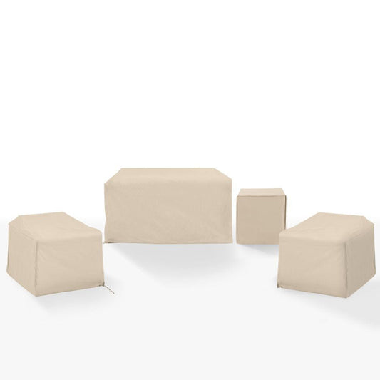 Crosley Furniture - 4Pc Outdoor Furniture Cover Set - 2 Chairs, 1 Loveseat, & 1 Side Table - MO75032-TA view 1