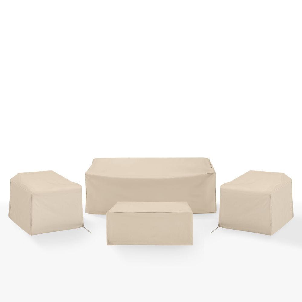 Crosley Furniture - 4Pc Outdoor Furniture Cover Set - 2 Chairs, 1 Sofa, & 1 Coffee Table - MO75043-TA view 1