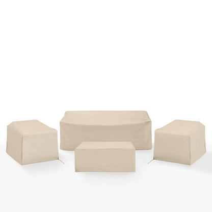Crosley Furniture - 4Pc Outdoor Furniture Cover Set - 2 Chairs, 1 Sofa, & 1 Coffee Table - MO75043-TA view 1