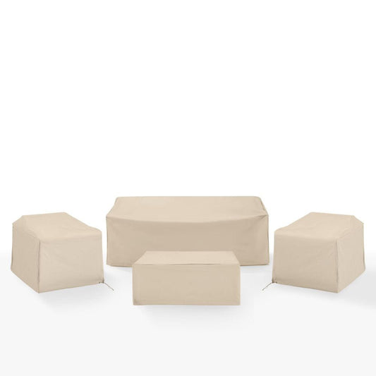 Crosley Furniture - 4Pc Outdoor Furniture Cover Set - 2 Chairs, 1 Sofa, & 1 Coffee Table - MO75043-TA view 1