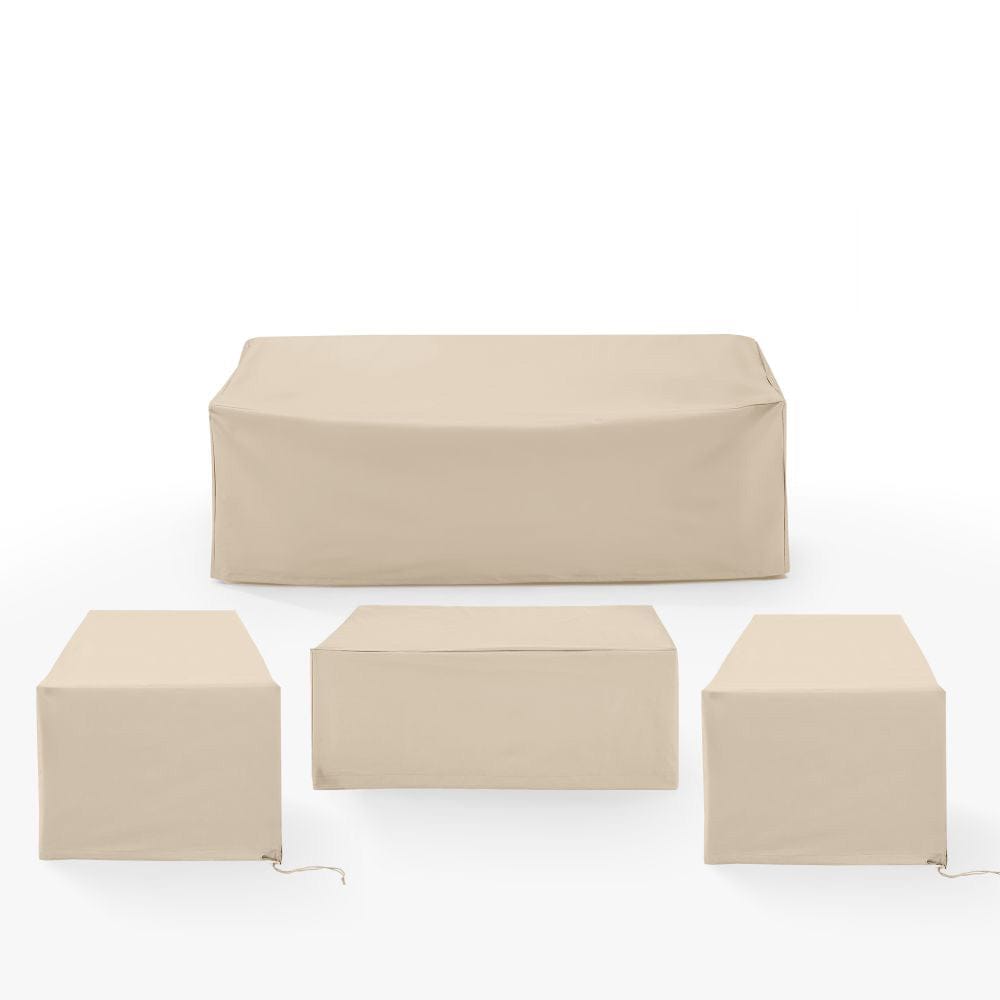 Crosley Furniture - 4Pc Outdoor Furniture Cover Set - 2 Chairs, 1 Sofa, & 1 Coffee Table - MO75043-TA view 2
