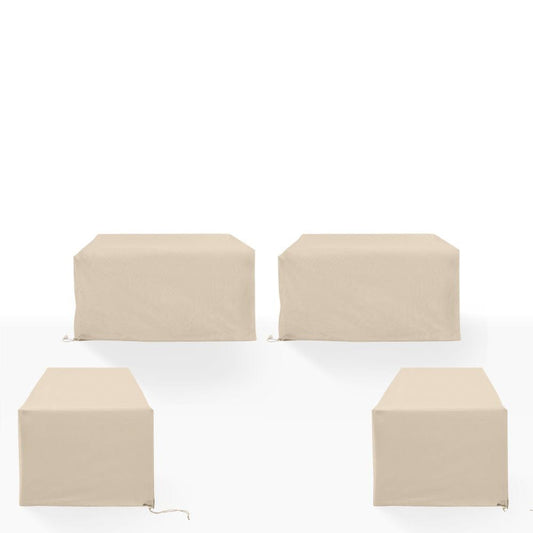 Crosley Furniture - 4Pc Outdoor Sectional Furniture Cover Set - 2 Loveseats & 2 Chairs - MO75036-TA view 2