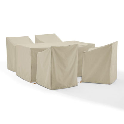 Crosley Furniture - 5Pc Outdoor Dining Furniture Cover Set - 4 Dining Arm Chairs & 1 Dining Table - MO75020-TA view 1