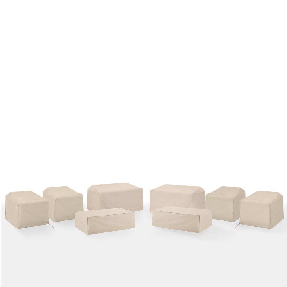Crosley Furniture - 8Pc Outdoor Furniture Cover Set - 4 Chairs, 2 Loveseats, & 2 Coffee Tables - MO75039-TA view 1