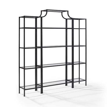 Crosley Furniture - Aimee 3 Piece Etagere Set Oil Rubbed Bronze - Large Etagere, 2 Narrow Etageres - KF65004BZ veiw 2