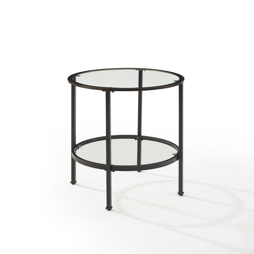 Crosley Furniture - Aimee End Table Oil Rubbed Bronze - CF1309-BZ veiw 1