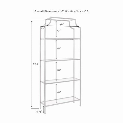 Crosley Furniture - Aimee Etagere Oil Rubbed Bronze - CF6101-BZ veiw 3
