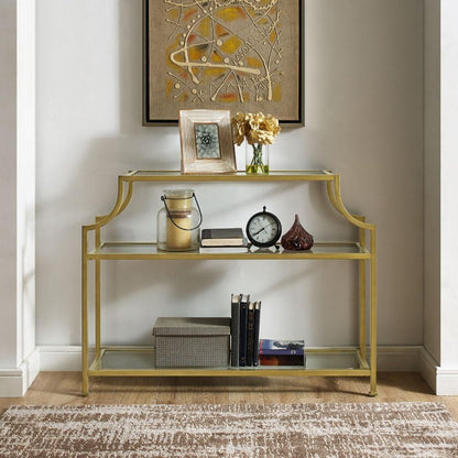 Crosley Furniture - Aimee Glass Console Table - CF1307-GL view 6