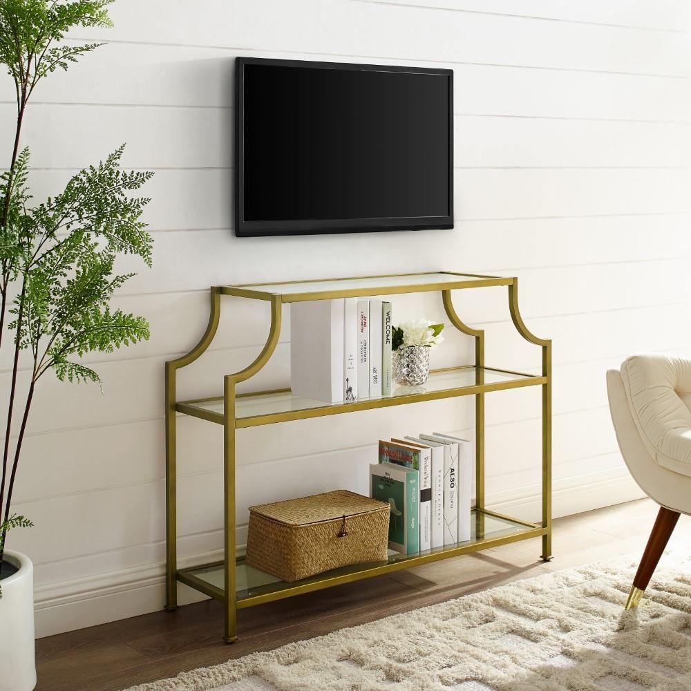 Crosley Furniture - Aimee Glass Console Table - CF1307-GL view 8