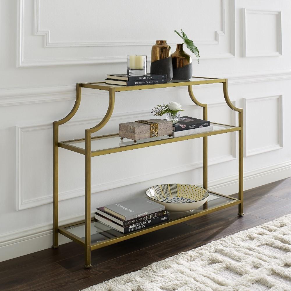 Crosley Furniture - Aimee Glass Console Table - CF1307-GL view 9
