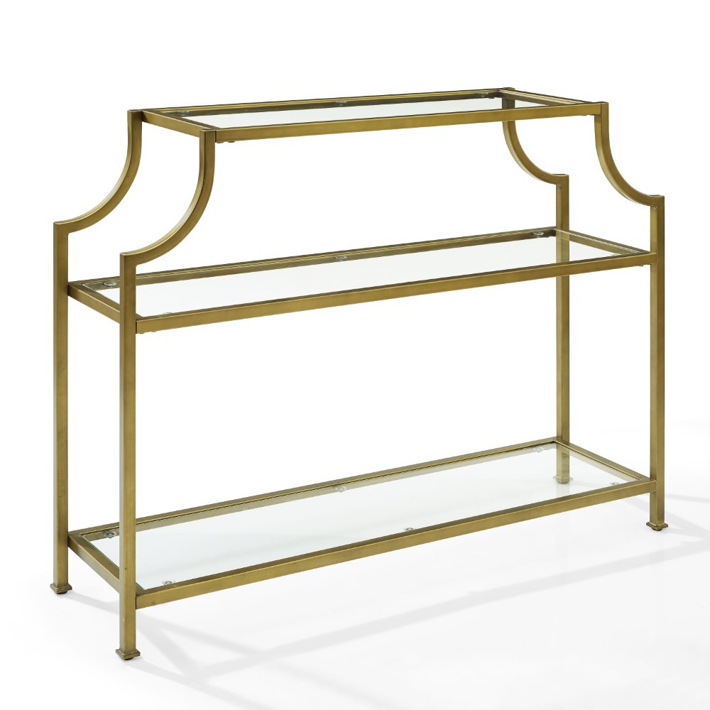 Crosley Furniture - Aimee Glass Console Table - CF1307-GL veiw 1