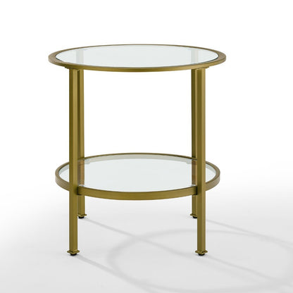 Crosley Furniture - Aimee Glass Side Table - CF1309-GL veiw 4