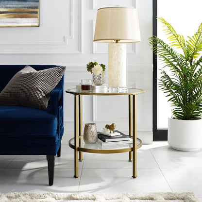 Crosley Furniture - Aimee Glass Side Table - CF1309-GL veiw 6