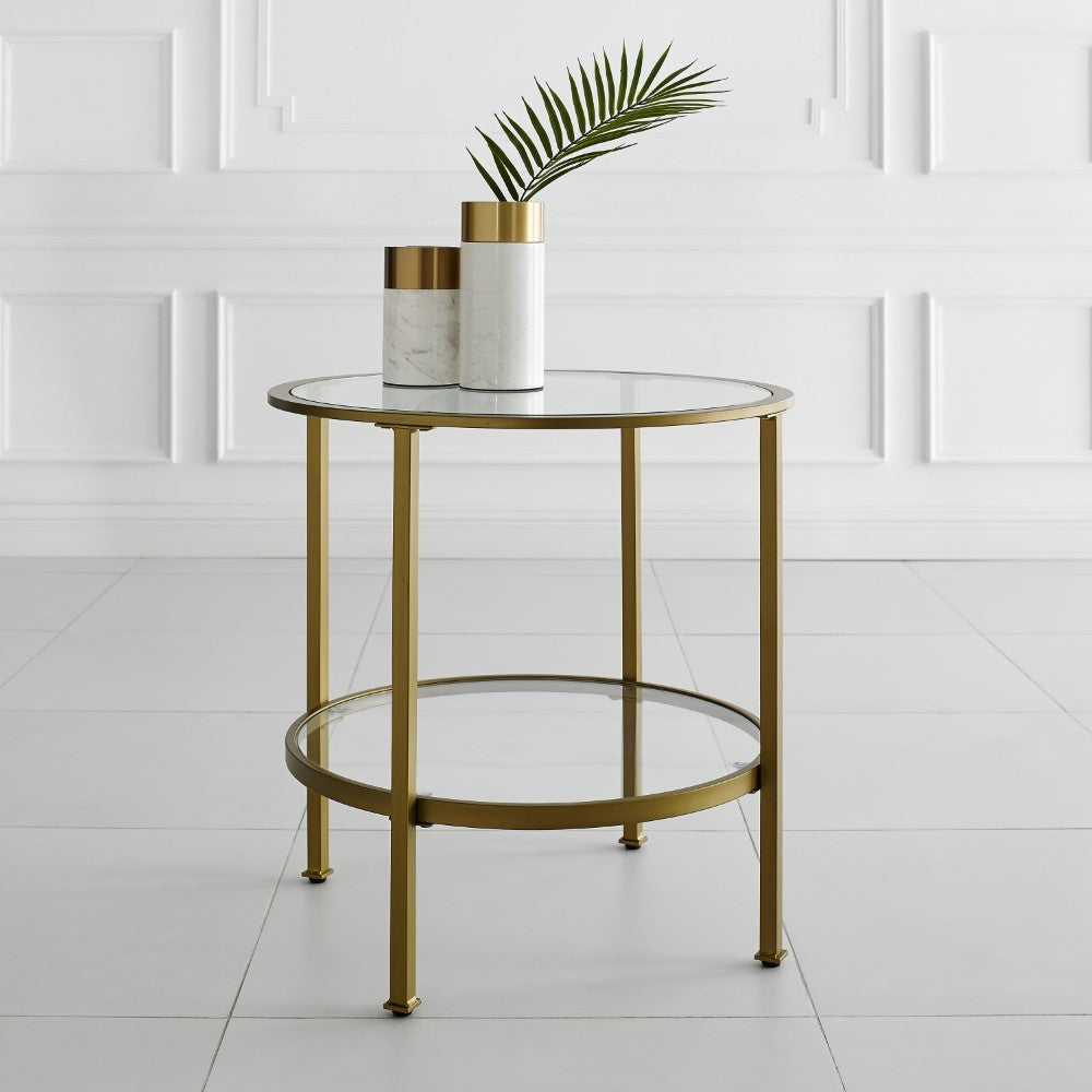Crosley Furniture - Aimee Glass Side Table - CF1309-GL veiw 7