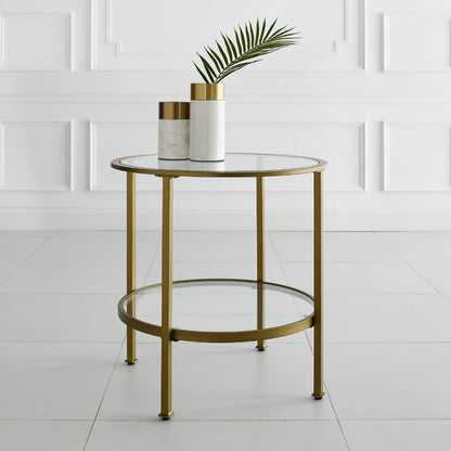 Crosley Furniture - Aimee Glass Side Table - CF1309-GL veiw 7