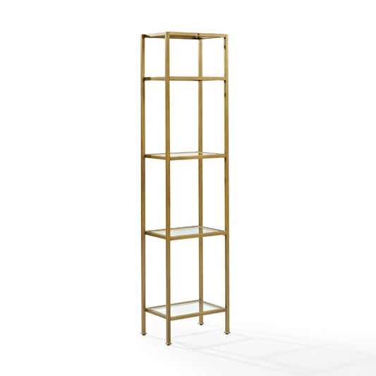 Crosley Furniture - Aimee Narrow Etagere - CF6114-GL view 1