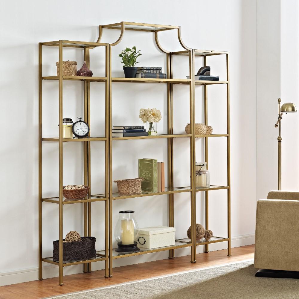 Crosley Furniture - Aimee Narrow Etagere - CF6114-GL view 3