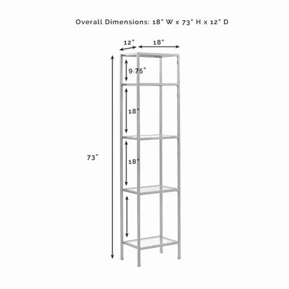 Crosley Furniture - Aimee Narrow Etagere Oil Rubbed Bronze - CF6114-BZ view 3