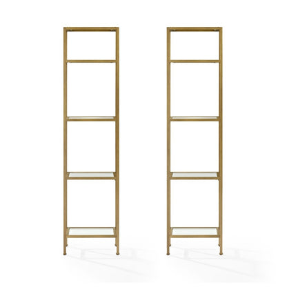 Crosley Furniture - Aimee Narrow Etagere Set - KF6005GL view 1