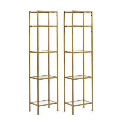 Crosley Furniture - Aimee Narrow Etagere Set - KF6005GL view 2