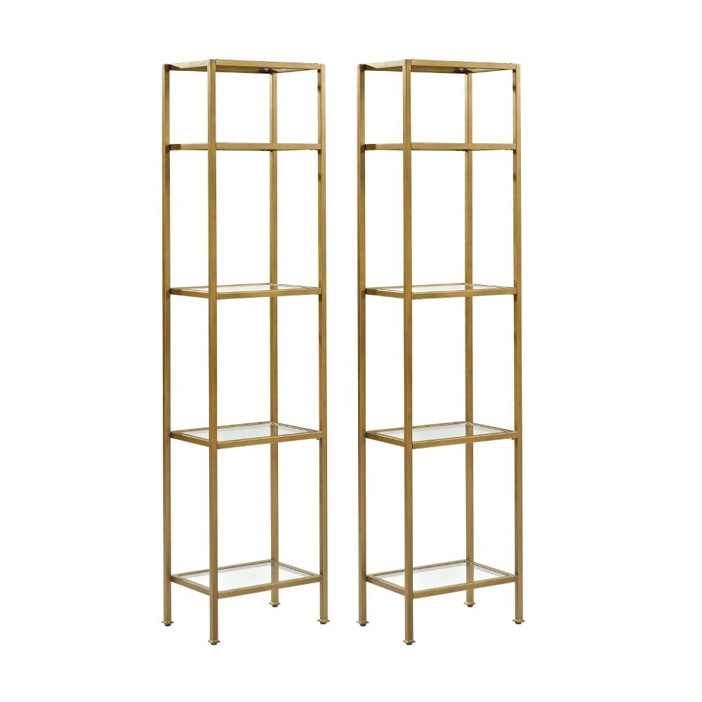 Crosley Furniture - Aimee Narrow Etagere Set - KF6005GL veiw 2