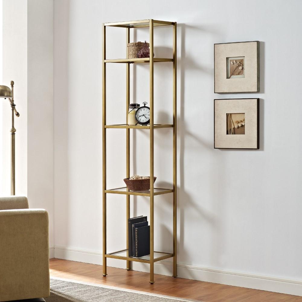 Crosley Furniture - Aimee Narrow Etagere - CF6114-GL veiw 5