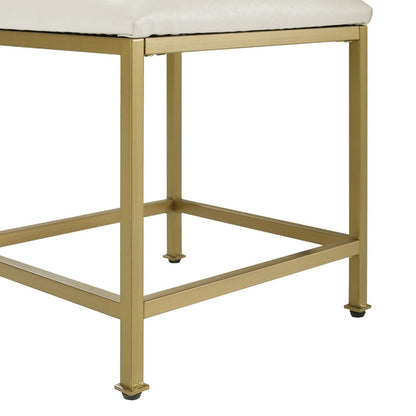 Crosley Furniture - Aimee Vanity Stool Soft Gold - CF1310-GL veiw 4