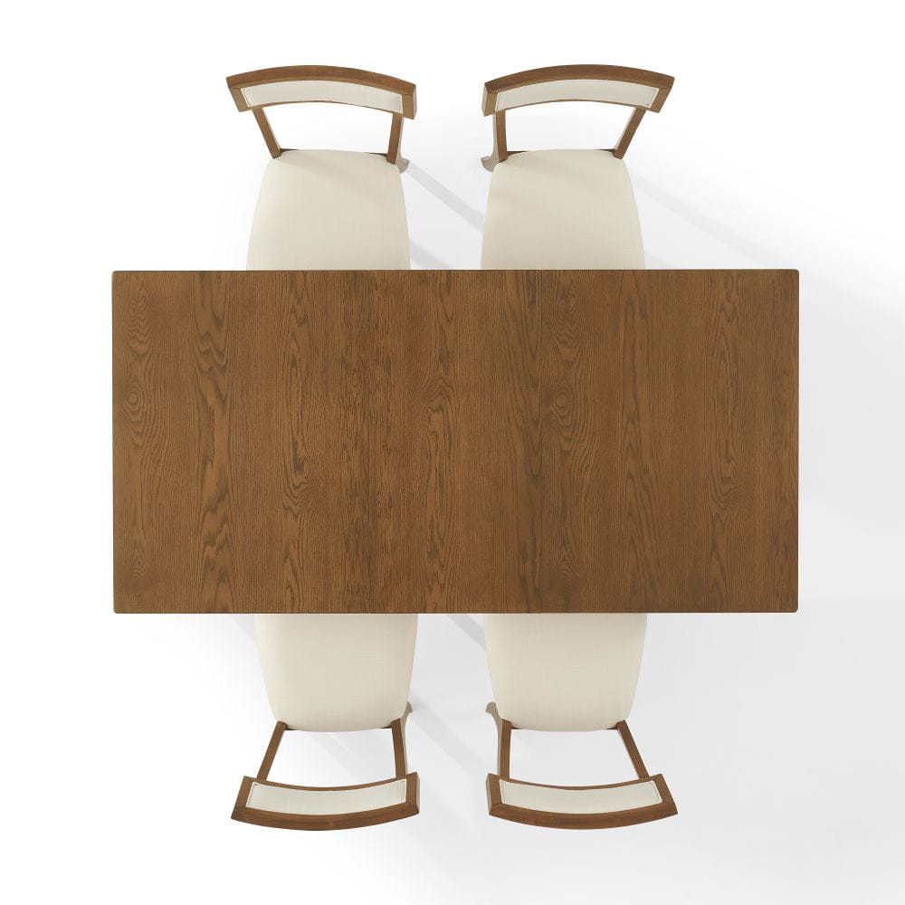Crosley Furniture - Alessia 5-Piece Dining Table Set For 4 - Table & 4 Chairs - KF20057BR-CR view 4