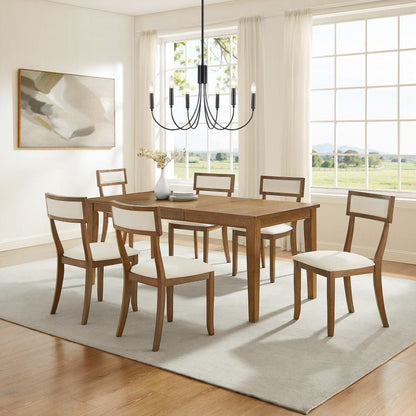 Crosley Furniture - Alessia 7-Piece Dining Table Set For 6 - Table & 6 Chairs - KF20058BR-CR view 6