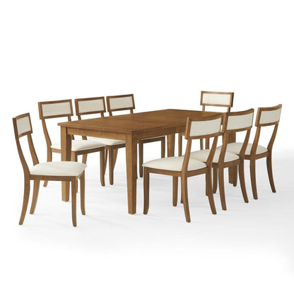 Crosley Furniture - Alessia 9-Piece Dining Table Set For 8 - Table & 8 Chairs - KF20059BR-CR view 1