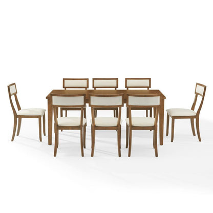 Crosley Furniture - Alessia 9-Piece Dining Table Set For 8 - Table & 8 Chairs - KF20059BR-CR view 2