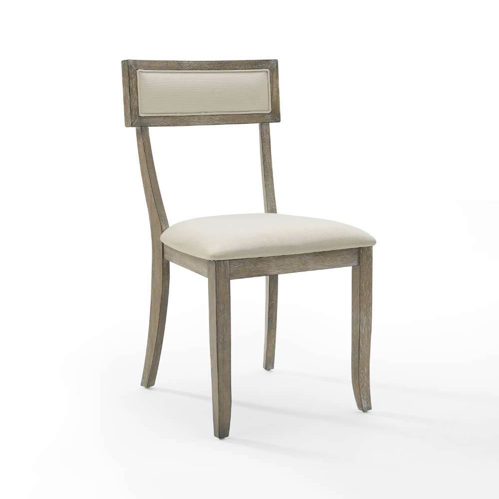Crosley Furniture - Alessia Dining Chair Set Rustic Graywash (Set of 2) - CF501419-RG veiw 9