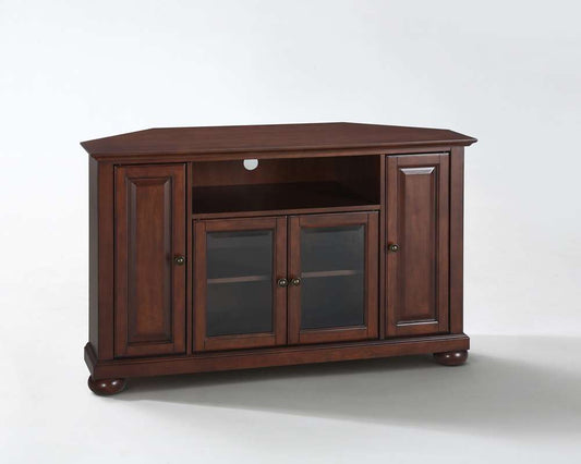 Crosley Furniture - Alexandria 48in Corner TV Stand in Vintage Mahogany Finish - KF10006AMA view 1