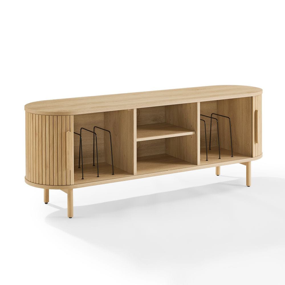 Crosley Furniture - Ambrose Record Player Cabinet With Vinyl Storage - CF1151-AH view 2