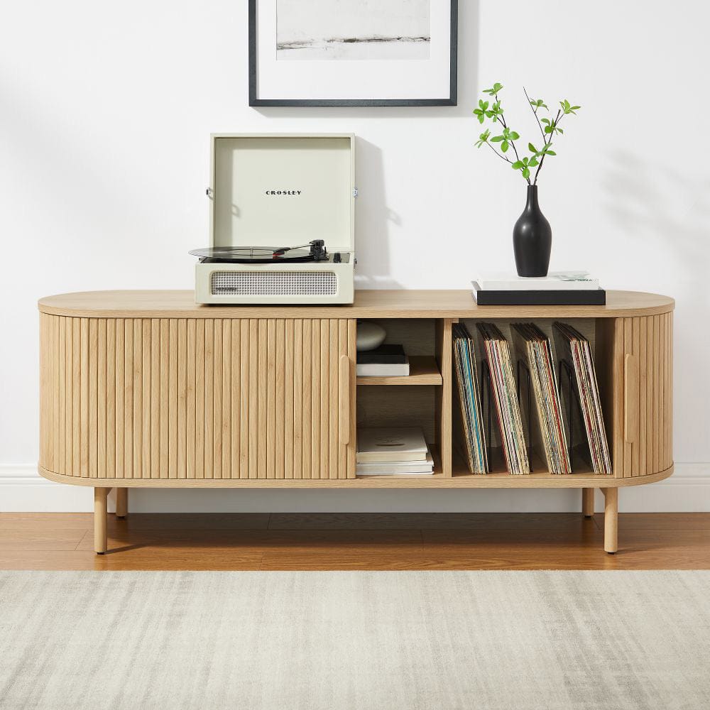 Crosley Furniture - Ambrose Record Player Cabinet With Vinyl Storage - CF1151-AH view 9