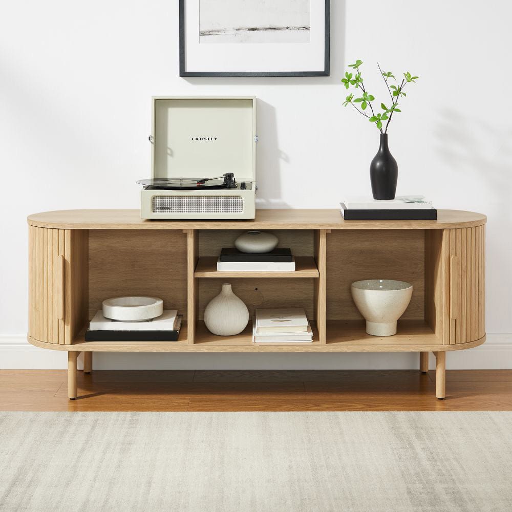 Crosley Furniture - Ambrose Record Player Cabinet With Vinyl Storage - CF1151-AH view 1