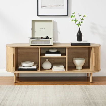 Crosley Furniture - Ambrose Record Player Cabinet With Vinyl Storage - CF1151-AH view 1