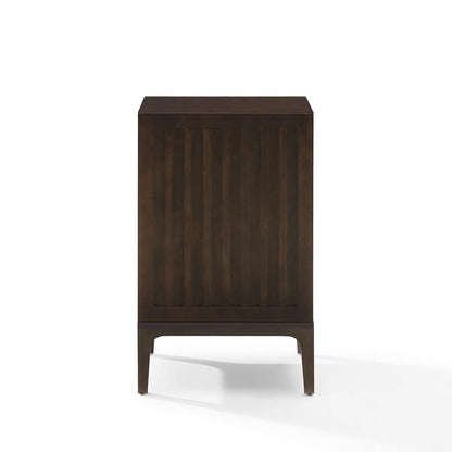 Crosley Furniture - Asher Record Storage Stand Dark Brown - CF1141-BR veiw 3