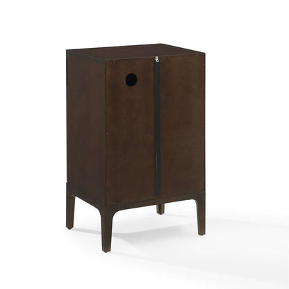 Crosley Furniture - Asher Record Storage Stand Dark Brown - CF1141-BR veiw 5