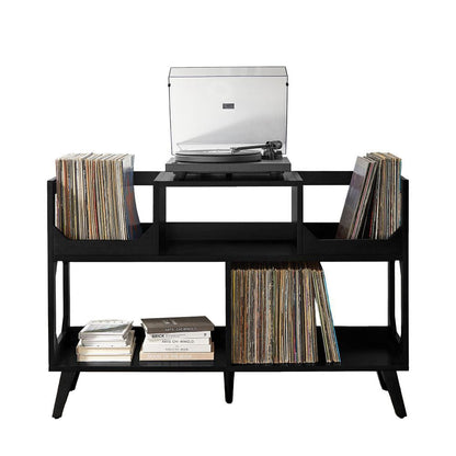 Crosley Furniture - Asheville Large Record Player Stand With Vinyl Storage - CF1148-BK view 6